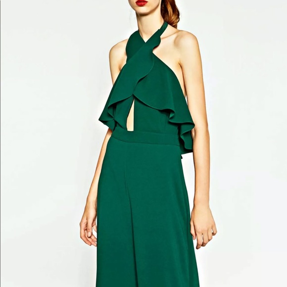 🆕 ZARA - Cross over backless jumpsuit - Picture 2 of 14